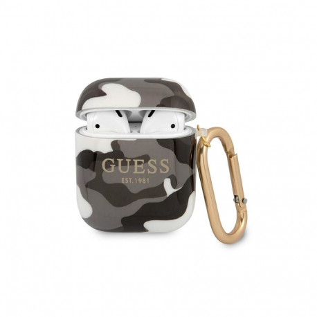 Guess GUA2UCAMG AirPods cover black/black Camo Collection