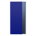 Sleep Case Bookcase Type Case with Smart Window for iPhone 13 Pro blue