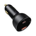 Baseus Superme fast car charger USB / USB Type C 100W PPS Quick Charge Power Delivery + USB cable Ty