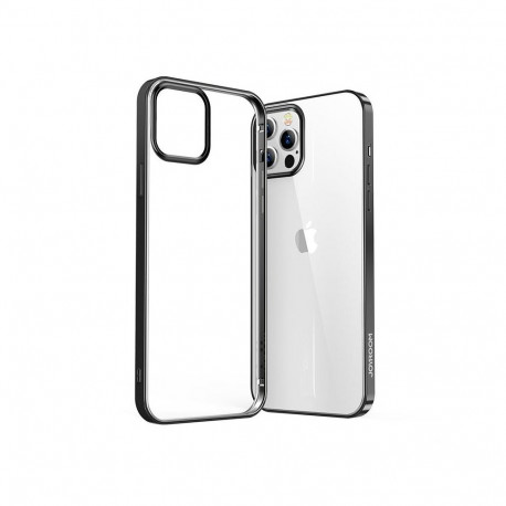 Joyroom New Beautiful Series ultra thin case with electroplated frame for iPhone 12 Pro Max black (J