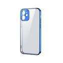 Joyroom New Beauty Series ultra thin case with electroplated frame for iPhone 12 Pro dark-blue (JR-B