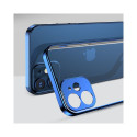 Joyroom New Beauty Series ultra thin case with electroplated frame for iPhone 12 Pro dark-blue (JR-B