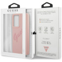 Guess GUHCS21LLSVSPI S21 Ultra G998 pink/pink hardcase Script Vintage