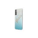 Guess GUHCS21MPCUGLSBL S21+ G996 blue/blue hardcase Glitter Gradient Script