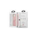 Guess GUHCP12LLSVSPI iPhone 12 Pro Max 6.7" pink/pink hardcase Script Vintage