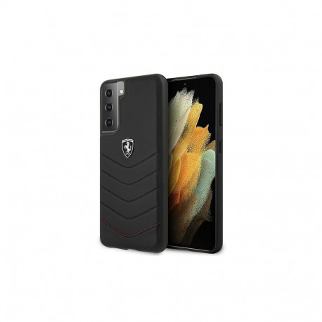 Ferrari kaitseümbris FEHQUHCS21SBK G991 Off Track Quilted Samsung Galaxy S21, must