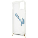 Guess GUHCP12LCRTVSBL iPhone 12 Pro Max 6.7" blue/blue hardcase Script Vintage