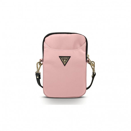 Guess Handbag GUPBNTMLLP pink/pink Nylon Triangle Logo