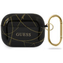 Guess GUACAPTPUCHBK AirPods Pro cover black/black Gold Chain Collection Guess GUACAPTPUCHBK AirPods Pro cover black/black Gold Chain Collection