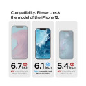 Spigen Glas.tR EZ Fit Tempered Glass for iPhone 12 / iPhone 12 Pro - 2 pcs.