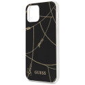 Guess GUHCP12SPCUCHBK iPhone 12 mini 5.4" black/black hardcase Gold Chain Collection