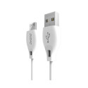 Dudao cable micro USB cable 2.4A 2m white (L4M 2m white)