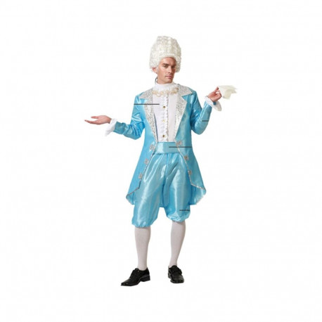 Costume for Adults Blue Male Courtesan