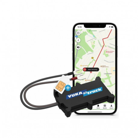 IoT YUKAtrack easyWire 2G AIO GPS Car Tracker with SIM + Data Flat