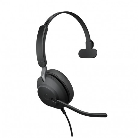 Jabra Evolve2 40 SE juhtmega peapaelaga kontori/kõnekeskuse USB Type-C / USB Type-A must kõrvaklapid