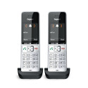 Gigaset COMFORT 500HX duo analoog/DECT telefon numbrinäiduga must, hõbedane Gigaset COMFORT 500HX duo analoog/DECT telefon numbrinäiduga must, hõbedane