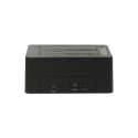 DeLOCK 63957 storage drive docking station USB 3.2 Gen 2 (3.1 Gen 2) Type-C Black