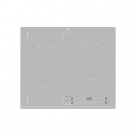 Electrolux EIV63440BS Silver Built-in Zone induction hob 4 zone(s)