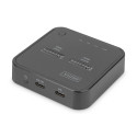 Digitus kahe M.2 NVMe SSD dokkimisjaam võrguvälise kloonimise funktsiooniga, USB-C™