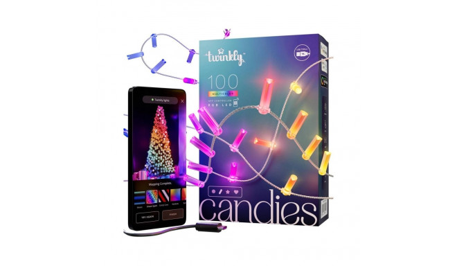 Twinkly Candies LED jõulupuu tuled TWKC100RGB-T 6 m küünlakujuline