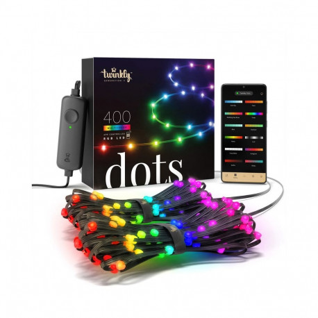Twinkly Dots 400 RGB nutituled, 20 m