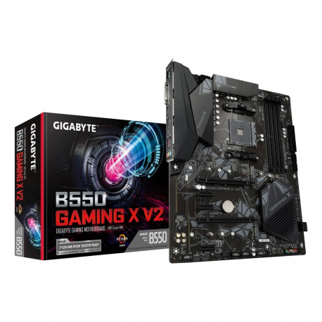 GIGABYTE B550 Gaming X V2 Motherboard - AMD Ryzen 5000 CPUs, 10+3 Phases VRM, up to 4733MHz DDR4, 1x
