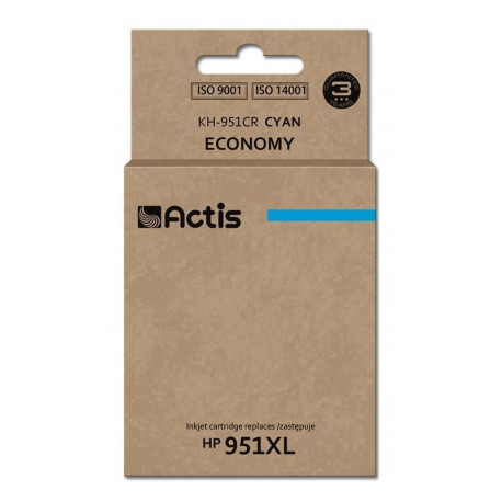 Actis KH-951CR tindikassett (asendus HP 951XL CN046AE; standard; 25 ml; tsüaan)