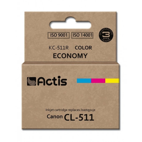 Actis KC-511R Ink (replacement for Canon CL-511; Standard; 12 ml; color: cyan, magenta, yellow)