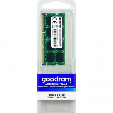 Goodram GR1600S364L11/8G memory module 8 GB 1 x 8 GB DDR3 1600 MHz