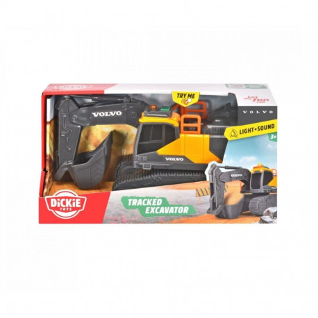 Volvo ekskavaator tule ja heliga