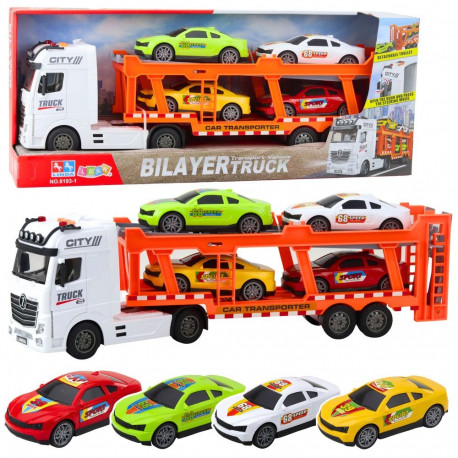 Veok-treiler komplekt 4 autot avatavad uksed tuled helid