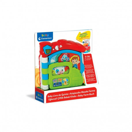Interaktywna Książeczka Edukacyjna Farma Język Polski Niemiecki Portugalski Turecki Clementoni 17652