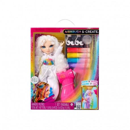 Rainbow High nukk Air Brush, rohelised silmad