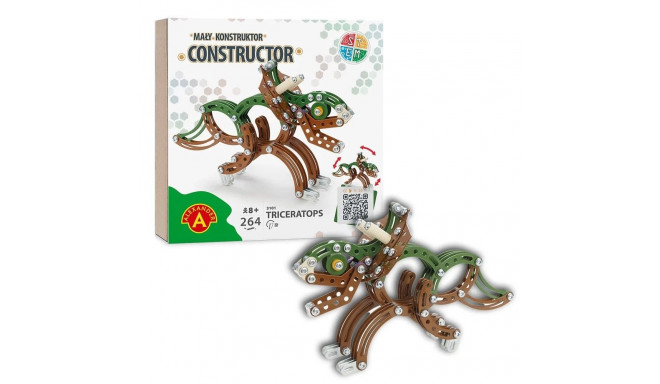 väike konstruktor komplekt dinosaurused triceratops