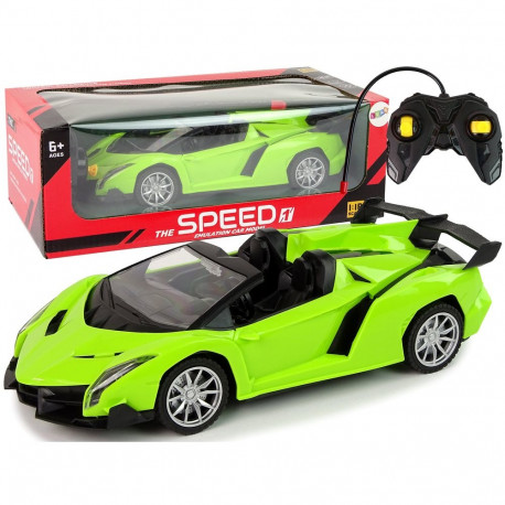 Spordiauto R/C 1:18, roheline