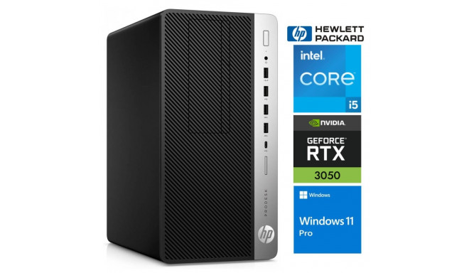 HP 600 G5 MT i5-9500 64GB 1TB SSD M.2 NVME RTX3050 6GB WIN11Pro