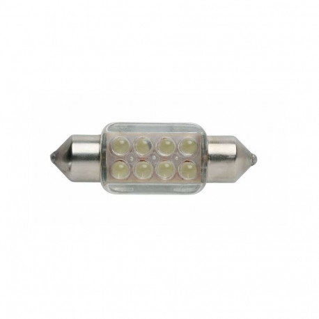 Led BULB Ultra bright 13X44 MM 1pc 12V white Sumex