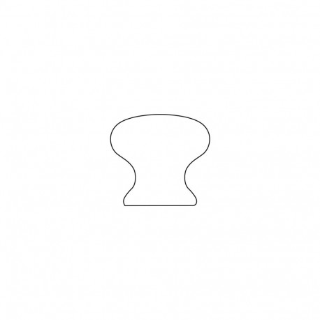 FURNITURE KNOB D30 7-259.91 WALNUT