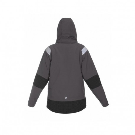 JACKET SOFTSHELL ATLANTA BLACK/GREY XL
