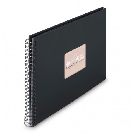 Hama Fine Art Spiral NewBlack 36x32 50 musta lehte 9835