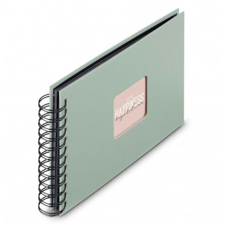 Hama joonistusraamat 9869 spiraaliga 24x17 50 mustade lehtedega, salvei