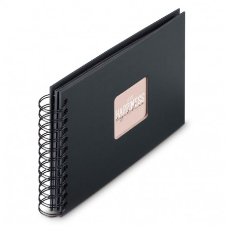 Hama  Fine Art  Spiral NewBlack 24x17 50 black Pages 9833