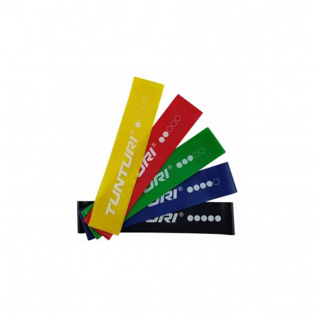 Tunturi mini vastupanu lintide komplekt, 5 tk, erinevad vastupanutasemed