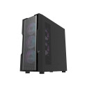 Darkflash DK431 Mesh computer case (black) + 4 ARGB fans