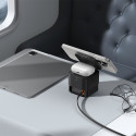 Baseus MagPro 3in1 25W MagSafe Compatible Inductive Charger for Phone and Smartwatch - Black