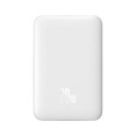 Baseus Magnetic Mini 10000mAh USB-C PD 20W / MagSafe 15W powerbank - white + USB-C cable