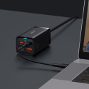 Baseus GaN3 Pro fast universal GaN charger 2 x USB Type C / 2x USB 100W PD3.0, QC4.0 +, AFC black (C Baseus GaN3 Pro fast universal GaN charger 2 x USB Type C / 2x USB 100W PD3.0, QC4.0 +, AFC black (C