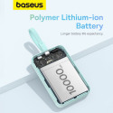 Baseus Magnetic Mini MagSafe 10000mAh 20W powerbank with built-in Lightning cable - blue + Baseus Si