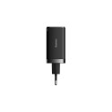 GaN 2xUSB C 1xUSB 65W fast charger Baseus GaN5 Pro + USB C - USB C 100W cable - black