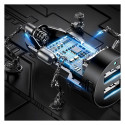 Baseus CRDYQ-01 splitter 2x cigarette lighter socket 80W 2x USB-A 3.1A - black